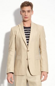 Varvatos Star USA ‘red label’ ‘Sand’ Linen Blazer