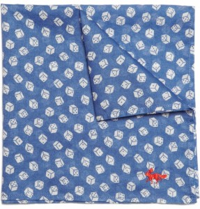 Aubin & Wills Davison Dice Pocket Square