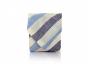 Gitman Bros Blue Diagonal Stripe Tie