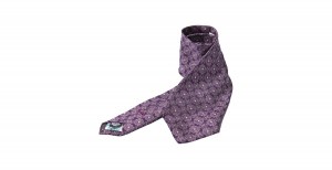 Paul Smith Purple Print Wool Tie