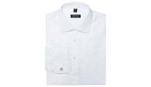 Piatelli White Pique Dress Shirt