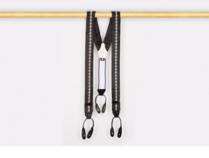 Barker Black Non-Crush Logo Braces