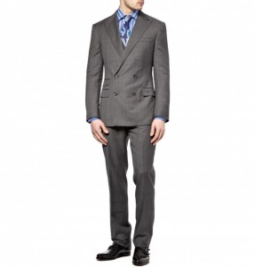 Ralph Lauren Purple Label Drake Checked Wool Suit