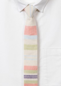 The Hill-Side Pastel Stripe Organic Tie