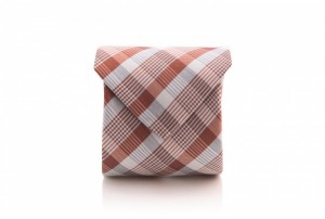 Yves Saint Laurent Brown Country Check Tie