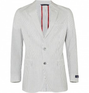 Brooks Brothers Fitzgerald Seersucker Cotton Blazer