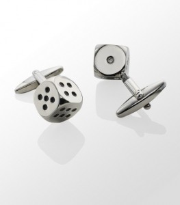 Dice Cufflinks from Harrods