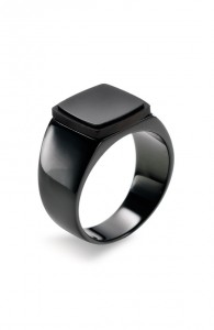 Emporio Armani Stainless Steel Dome Ring