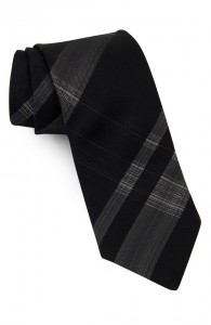 John Varvatos Star USA Plaid Silk Tie