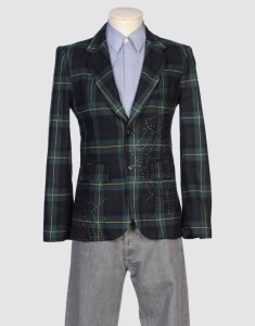 Libertine Plaid Spiderweb Blazer