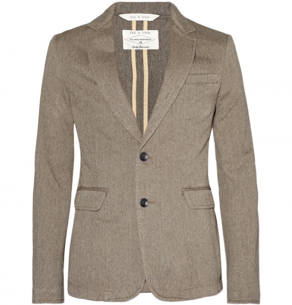 Rag & Bone – Phillips Two Button Herringbone Blazer