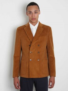 Band of Outsiders Corduroy Double-Breasted Blazer