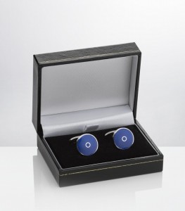 Eton Enamel Circular Cufflinks