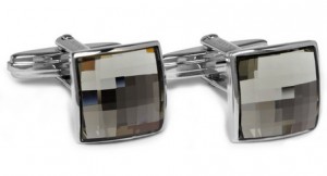 Lanvin Crystal Cufflinks