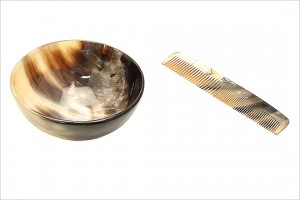 Drakes London Ox Horn Grooming Kit