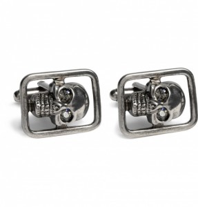 Alexander McQueen Framed Skull Cufflinks