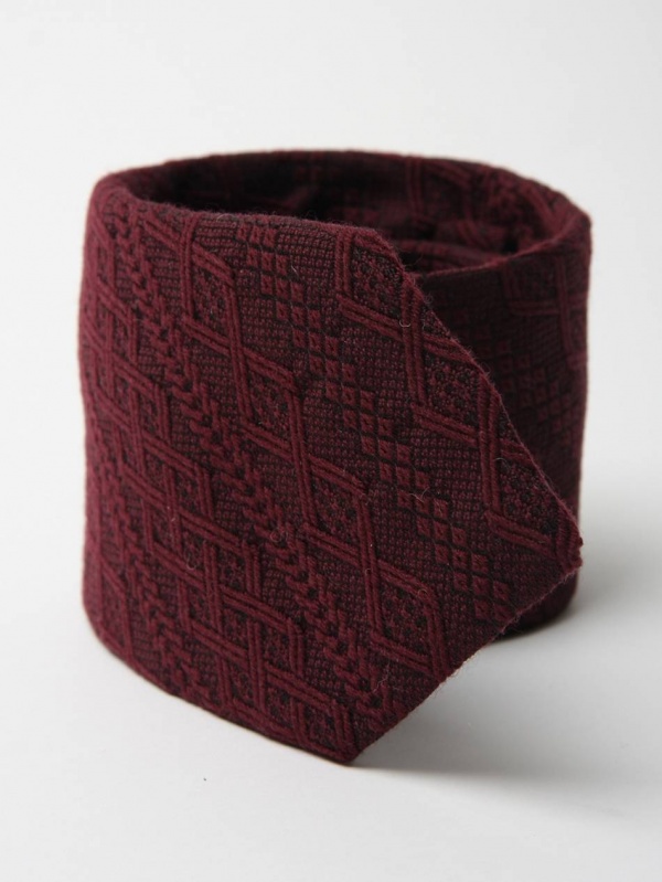 E Tauze Cableknit Tie