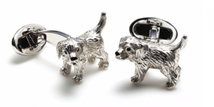 Jan Leslie Puppy Cufflinks
