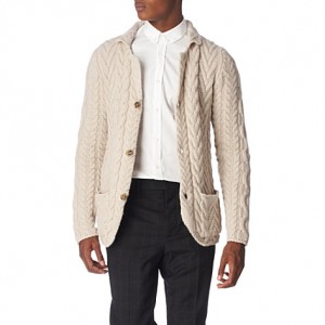 Jil Sanders Cable Knit Cardigan