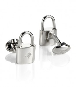 Mulberry Padlock Cufflinks