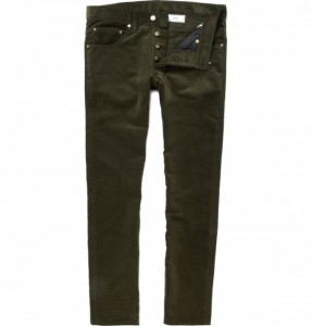 AMI Slim Fit Corduroy Trousers