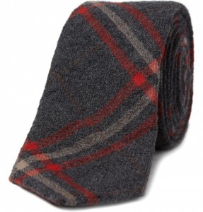Alexander Olch Penn Plaid Wool Tie