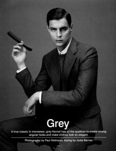 EDITORIAL: Fantastic Man ‘Grey’ Autumn/Winter 2011 Issue