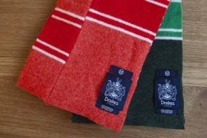 Drakes x Monocle Wool Patch Scarf