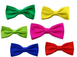 Steve and Co. Satin Fluo Bow Ties