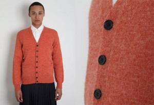 JW Anderson Salmon Shetland Cardigan