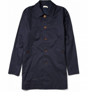 Folk Lightweight Coated-Cotton Rain Coat