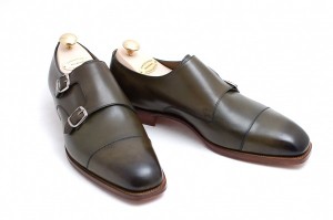 Edward Green Westminster Antique Olive Double Monk