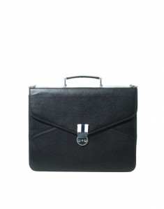 Fred Perry Laurel Wreath Leather Briefcase