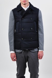 Tonello Navy Pea Vest