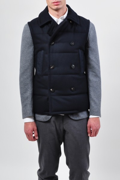 Tonello Navy Pea Vest