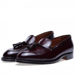 Alden Original Dark Burgundy Cordovan Tassled Loafer
