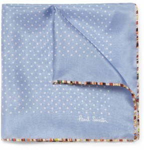 Paul Smith Printed Silk Pocket Square