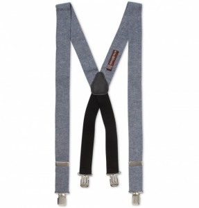 Alexander Olch Cotton-Chambray Braces