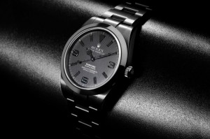 Bamford Watch Department “All Black” Rolex Explorer 1 Watch