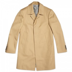Thom Browne Ball Collar Overcoat