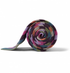 Etro Striped Wool & Silk Tie