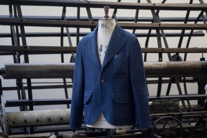 S.E.H. Kelly Rope-Dyed One-Button Blazer