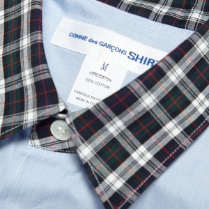 Comme des Garcons SHIRT ‘Tartan Collar Dress Shirt’