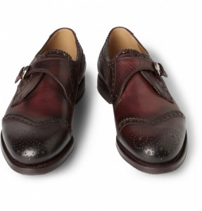 Gucci Leather Monk-Strap Brogues