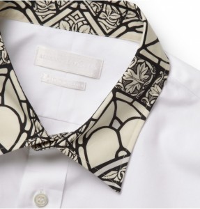 Alexander McQueen Stained Glass Print Shirt