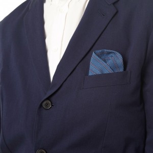 The Hill-Side Stripe Pocket Square