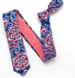 General Knot Co. 1940’s Stockholm Shirting Paisley Neck Tie